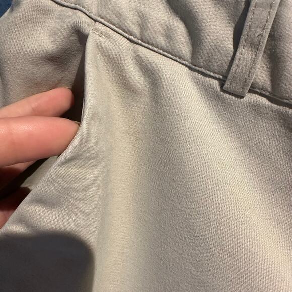 Michael Kors Size 12 Khaki Capris Capsule Wardrobe Beach Cruise Vacation - Picture 5 of 10